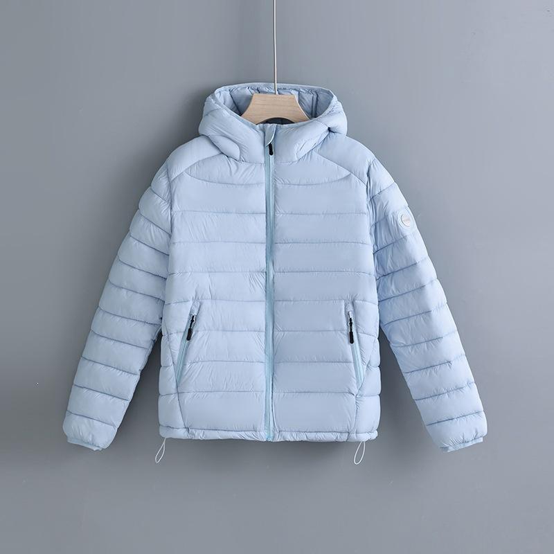 Versatile basic light and thin hooded cotton clothes women's short cross-quilting jackets clothing bulk purchase