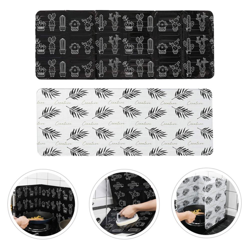 Screen Plate Gas Stove Protector Oil Baffle Plate Pan Oil Splash Protection Kitchen Frying