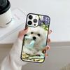 Щенок Мальтийской болонки Милый чехол для телефона для iPhone 17 Air 16 pro max 15 14 plus 12 13 Защитная крышка coque