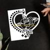 F26C День Святого Валентина Сердце Цветы Металлические Штампы Трафарет DIY Скрапбукинг Альбом Шаблон Бумажной Карты Форма Тиснение Ремесло