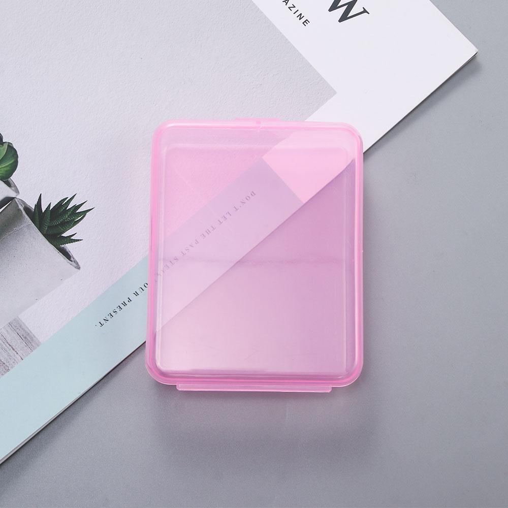Dustproof Face Masks Portable Mask Storage Case Transparent Powder Puff  Case Storage Box