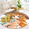 Nami Round Area Rug Carpet Rug For Living Room Bedroom Sofa Playroom Decor Nonslip Floor Mat