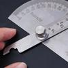 Ruler Stainless Steel Caliper Adjustable Protractor Protractor Angle Ruler 180 Degree Protractor