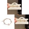 Zircon Floral Charm Bracelet For Women With Luxurious Finish And Daily Wear