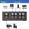 RCA 4-in 1-out Hi-Fi Lossless Stereo Audio Switcher Adapter