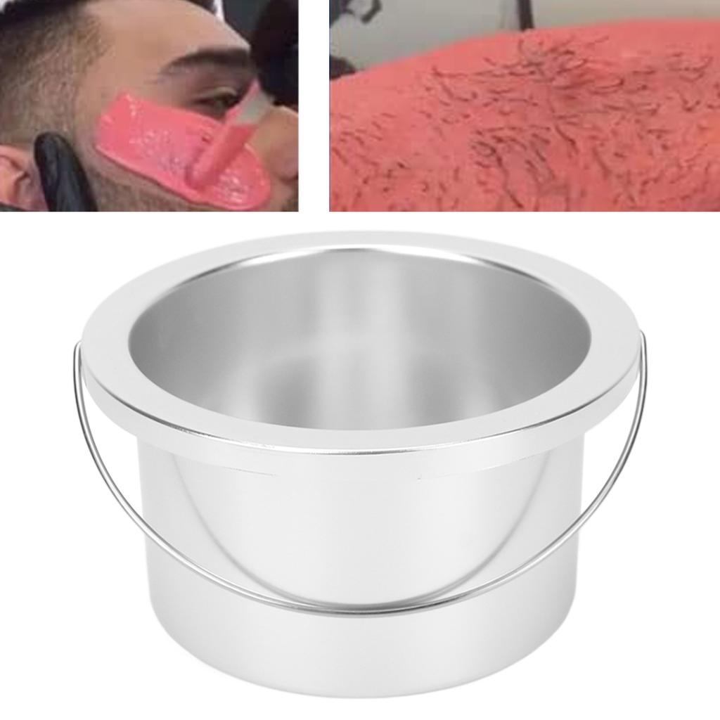 4.13in Wax Heat Machine Replacement Pot Aluminium Alloy Heating Quickly Evenly Wax Warmer Inner Pot Silver
