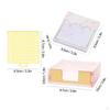 Держатель для липких заметок с трафаретным диспенсером, акриловая коробка, компактный многоцелевой офис