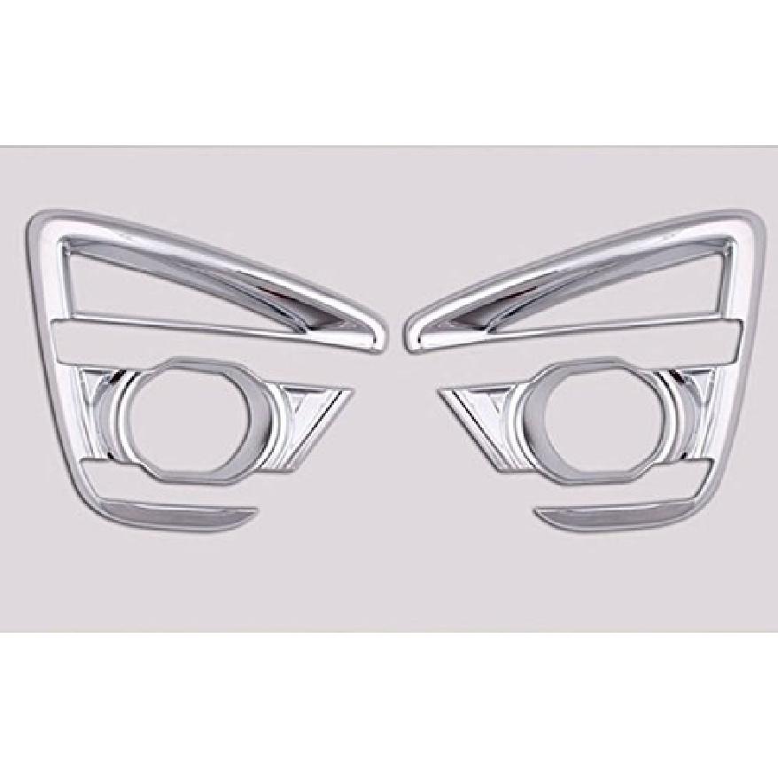 2pcs Chrome Front Fog Light Lamp Frame Cover Trim Fit for Mazda CX-5 CX5 2016