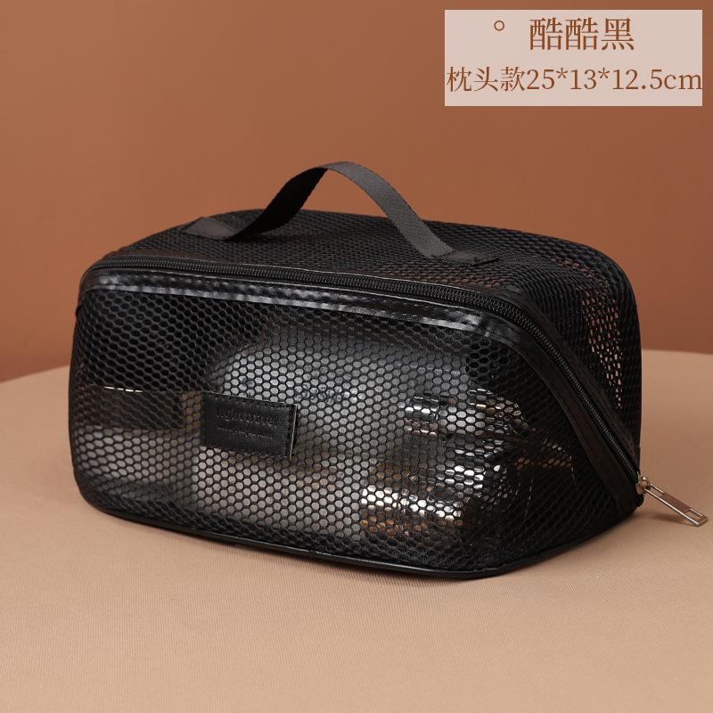 Сетчатая косметичка, большая вместимость, ощущение высокого класса, ручная многофункциональная перегородка, для путешествий, ухода, сумка для хранения для женщин