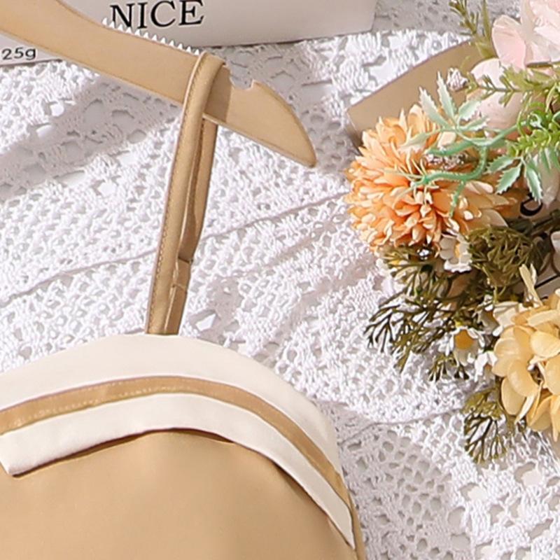 Новый летний костюм для девочек с подтяжками и широкими брюками с высокой талией, повседневный костюм для детей 8-12 лет