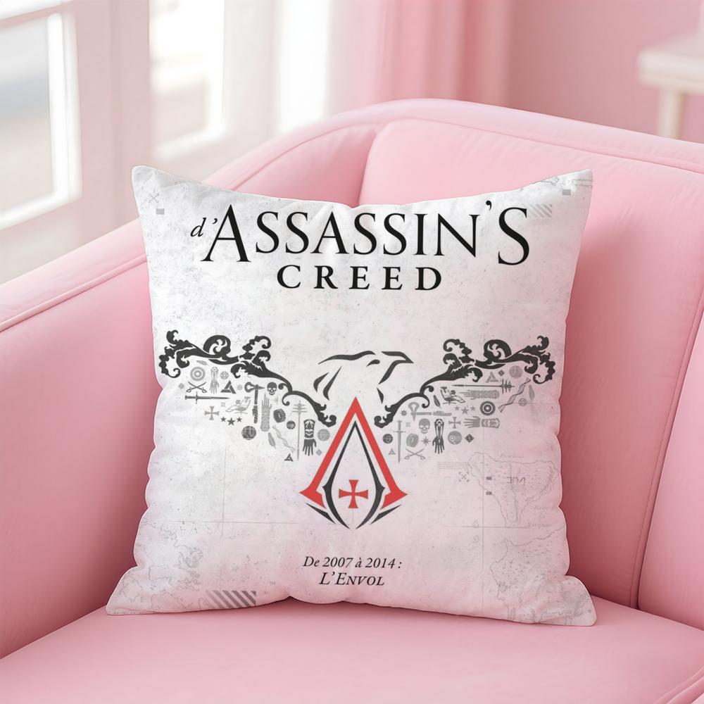 Чехол на подушку Game A-Assassins CreedS для дома и автомобиля, многоцелевой, двусторонний, мягкий и прочный для повседневного использования
