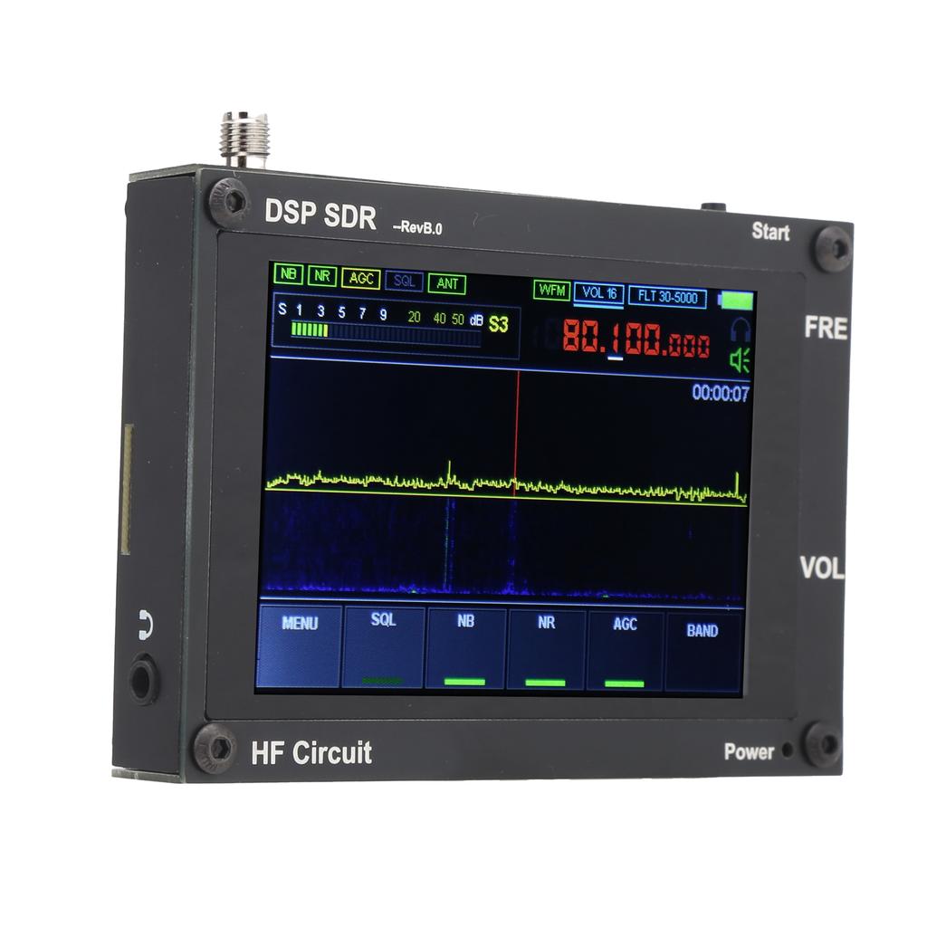 Беспроводной приемник черного цвета UltraThin DSP SDR HAM приемное радиооборудование 50 кГц200 МГц