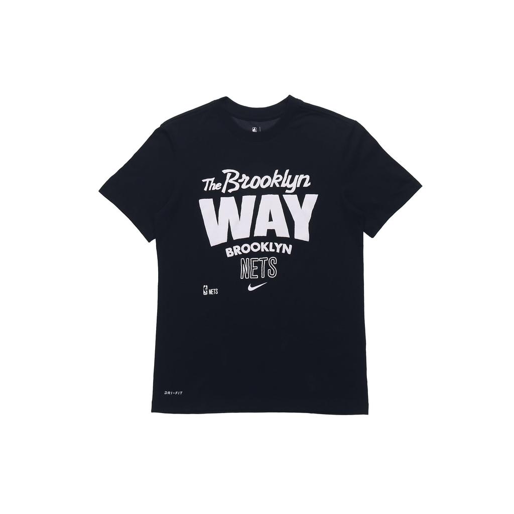 Nike Мужская футболка с коротким рукавом Brooklyn Nets Mantra Dri-FIT NBA, черные CK8800-010