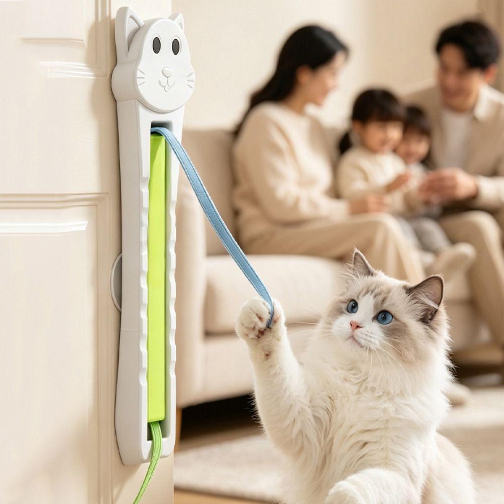 Rechargeable Automatic Moving Pet Toy Adjustable Flying Rope Cat Toy Indoor Play