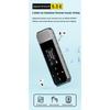 RUIZU X80 USB MP3-плеер Mini 64 ГБ Сенсорная кнопка Bluetooth 5.3 Спортивный клипса Музыкальный плеер Поддержка FM-радио Диктофон Электронная книга Шагомер