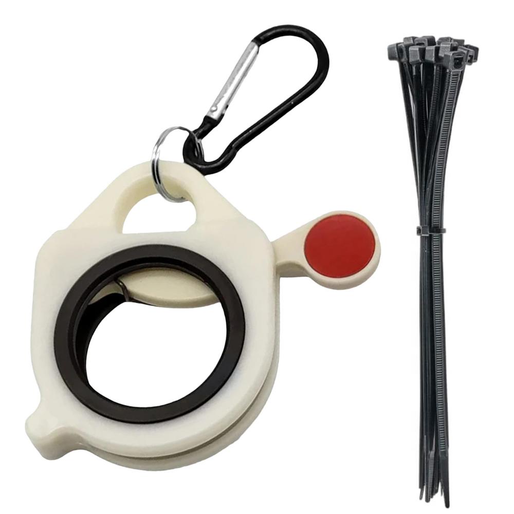 Zip Tie Organizer ABS Automatic Zip Ties Holder Keeper For Zip Ties Electrical Wire Ties Home Indoor & Outdoor Storage Tool