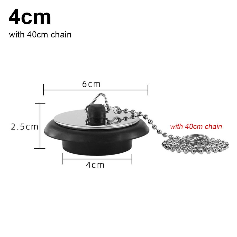 1 шт. Универсальный слив для ванны с цепочкой, заглушка для ванны, прочная пробка для ванны, аксессуары для ванны