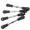 4Pcs Adjustable Steering Tie Rod Linkage Replacement accessory for 1/10 RC Off Road Vehicle