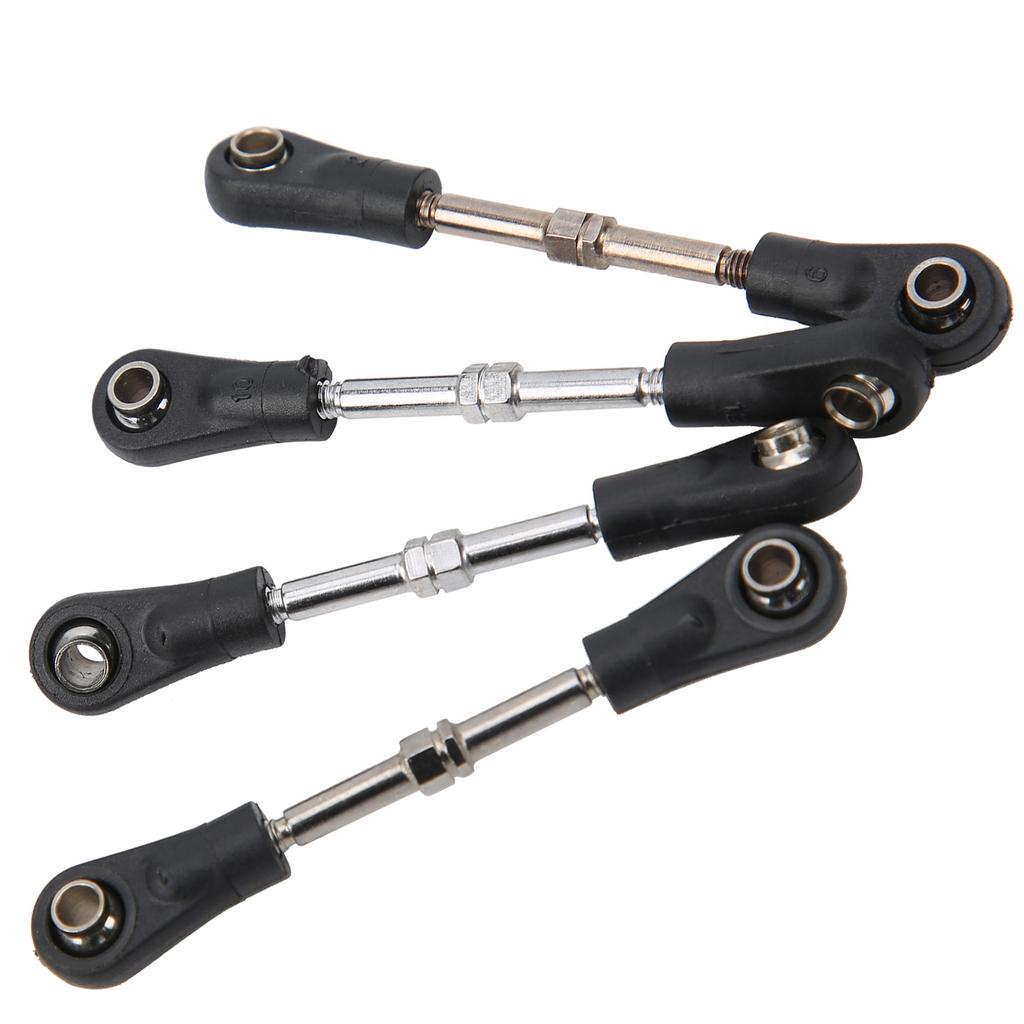 4Pcs Adjustable Steering Tie Rod Linkage Replacement accessory for 1/10 RC Off Road Vehicle