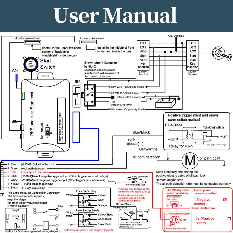 Автомобильная сигнализация с дистанционным управлением PKE, вход без ключа, запуск двигателя, сигнализация, кнопка дистанционного стартера, стоп, авто 12 В