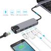 Адаптер Multi USB 3.0 типа C к HDMI Gigabit Ethernet Rj45 Lan для Macbook Pro Air 13 15 iPad Thunderbolt USB PD зарядный концентратор