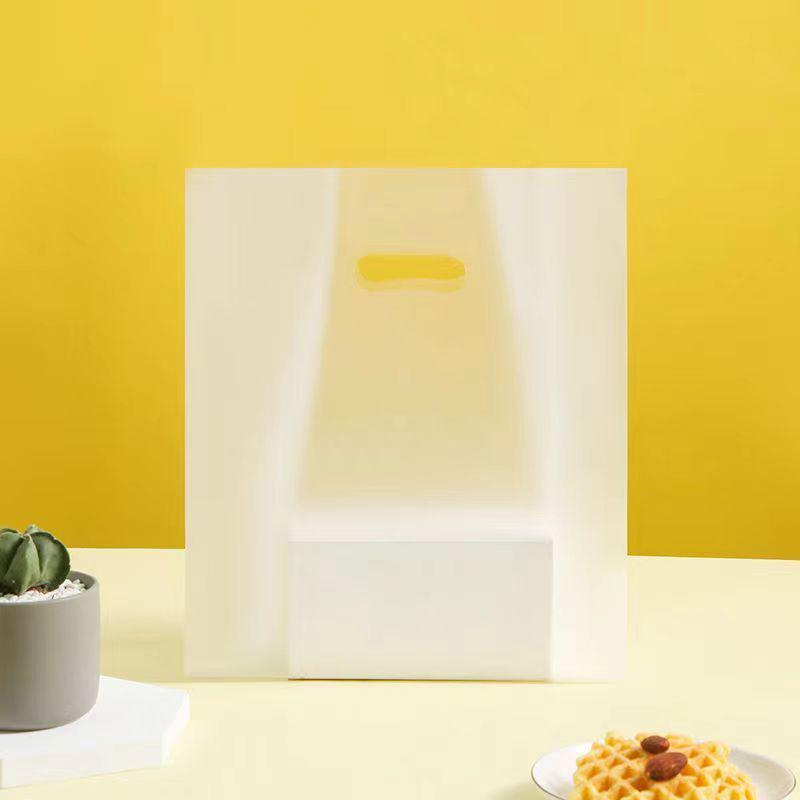 Пластиковая сумка для выпечки торта, еды на вынос, салата, одноразовой еды, прозрачная упаковка