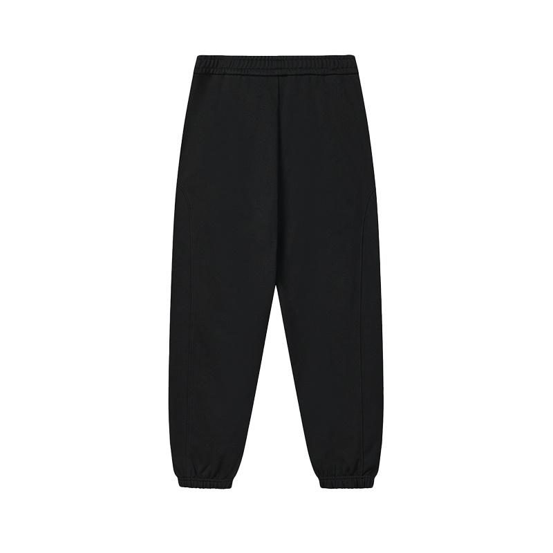 Fila ORIGINALE Мужские вязаные спортивные штаны Темный ток Черный F11M619602FBK