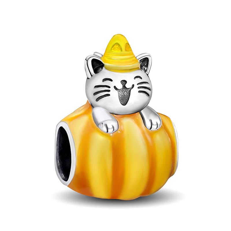 Медная тыква Хэллоуин Темный Фантом Дьявол Подходит Сделай сам Браслет Ожерелье Изготовление Подарок Высокого Качества Изысканные Ювелирные Изделия