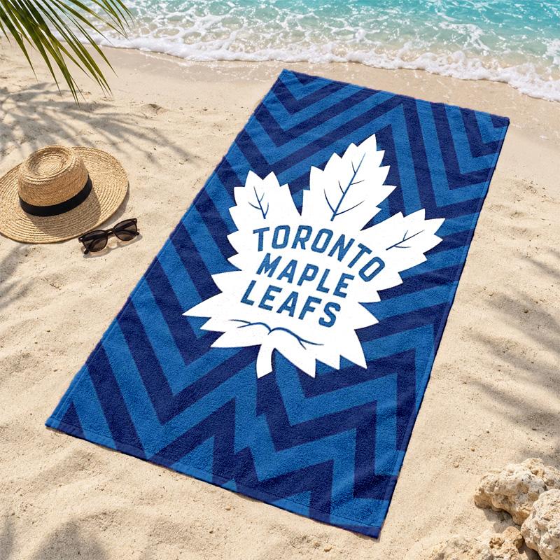 Toronto Maple Leafs Beach Towel Quick Dry Sand Free Lightweight Beach Towels for Travel Swimming Camping
