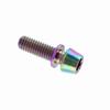  Alloy   Tapered   Screw With Washer For Mountain Bike(colorfulCelsiusM6x16)