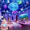 Rotating Star Projection Night Light Gentle Melodies Musical Projector Toy  Bedroom Decoration