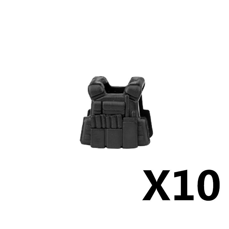 MOC Военная Фигурка Аксессуары Строительные Блоки Альфа Шлем SWAT Жилет Рюкзак Наколенники Оборудование Ночного Видения Кубики Игрушка K017