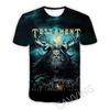Новая Модная Женская/Мужская Повседневная Футболка с 3D-принтом Testament Band Хип-Хоп Футболка Топы Одежда в Стиле Харадзюку