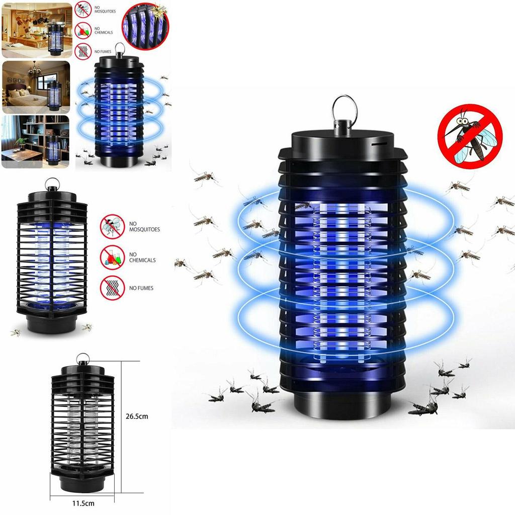 Электрическая ловушка для комаров и насекомых 110 В/220 В с лампой-ловушкой для использования в помещении и на открытом воздухе