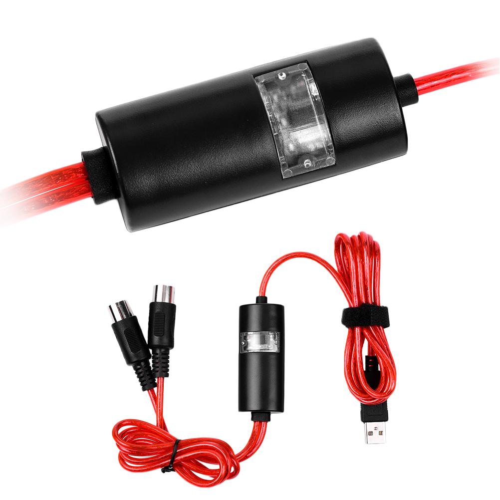 USB In-Out Midi кабель-конвертер ПК в музыкальную клавиатуру адаптер шнур