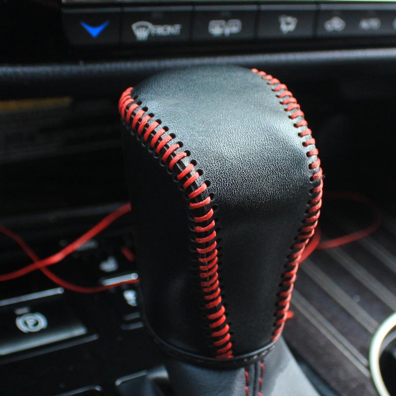 Car Gear Shift Knob Cover For Lexus Rx Nx Rxnx200 Rx300 Retrofit Rx450h Leather Gearbox Handle