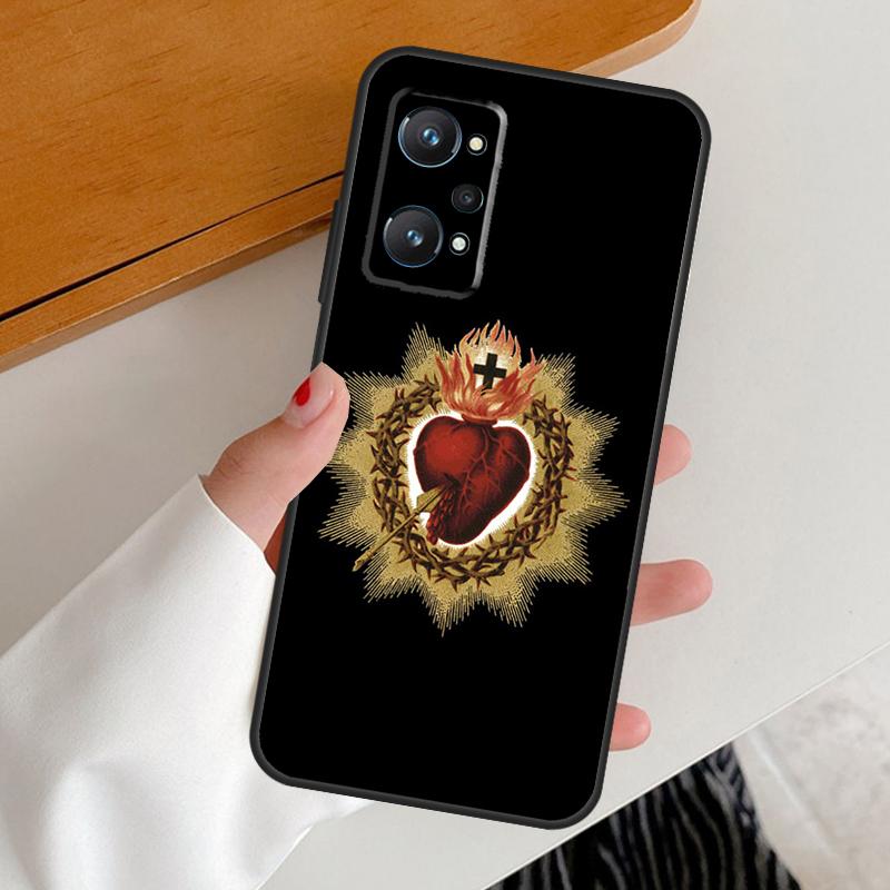 Библия Иисус Христос Для Realme 12 Pro Plus 11 10 9 C67 C55 C53 C51 C31 C35 C33 C30 C21Y C25s GT5 GT Neo 6 Чехол