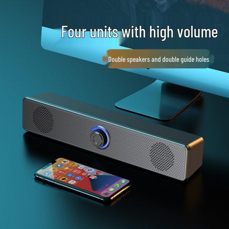 Мини-настольные компьютерные колонки Bluetooth USB с сабвуфером