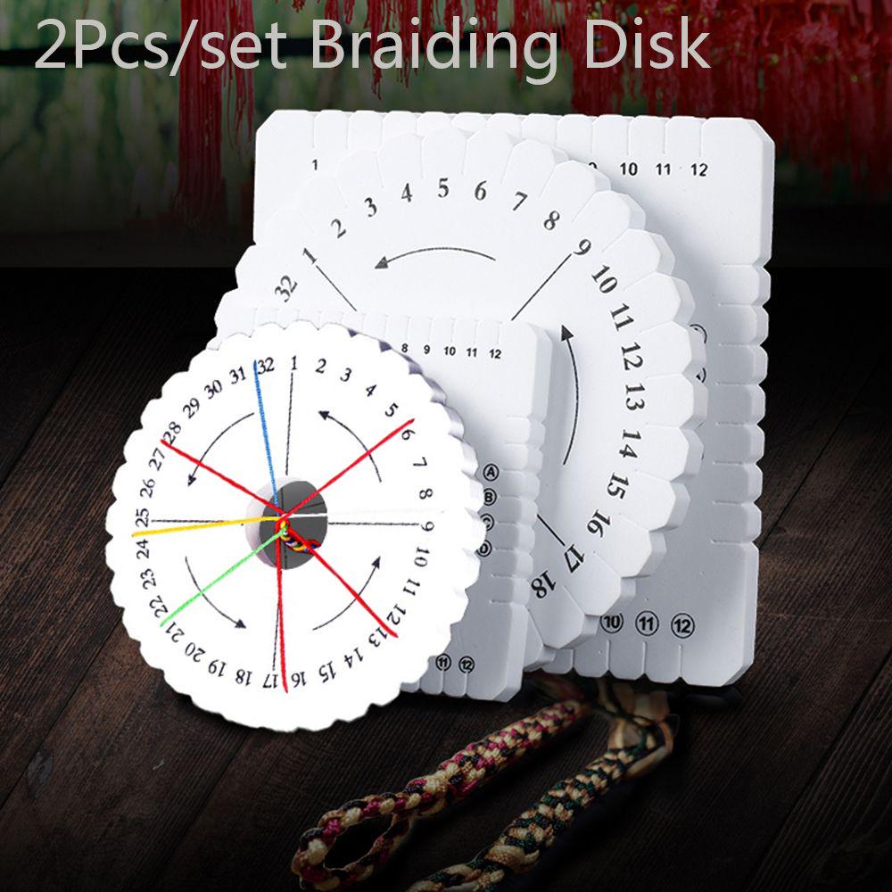 Kumihimo Braiding Disc/Disk Braided Plate Handmade Tool Rope Weaving Jewelry Design Board Sewing