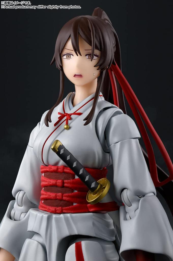 TAMASHII NATIONS Paradise Yamada Asaemon Approximately PVC ABS Painted Action Figure S.H.Figuarts Hell's Sagiri, 155mm, &
