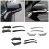 For Toyota Highlander XU70 2024 Car Exterior Part Modify Side Mirror Rearview Trim Decoration Sticker Carbon Fiber Color Change