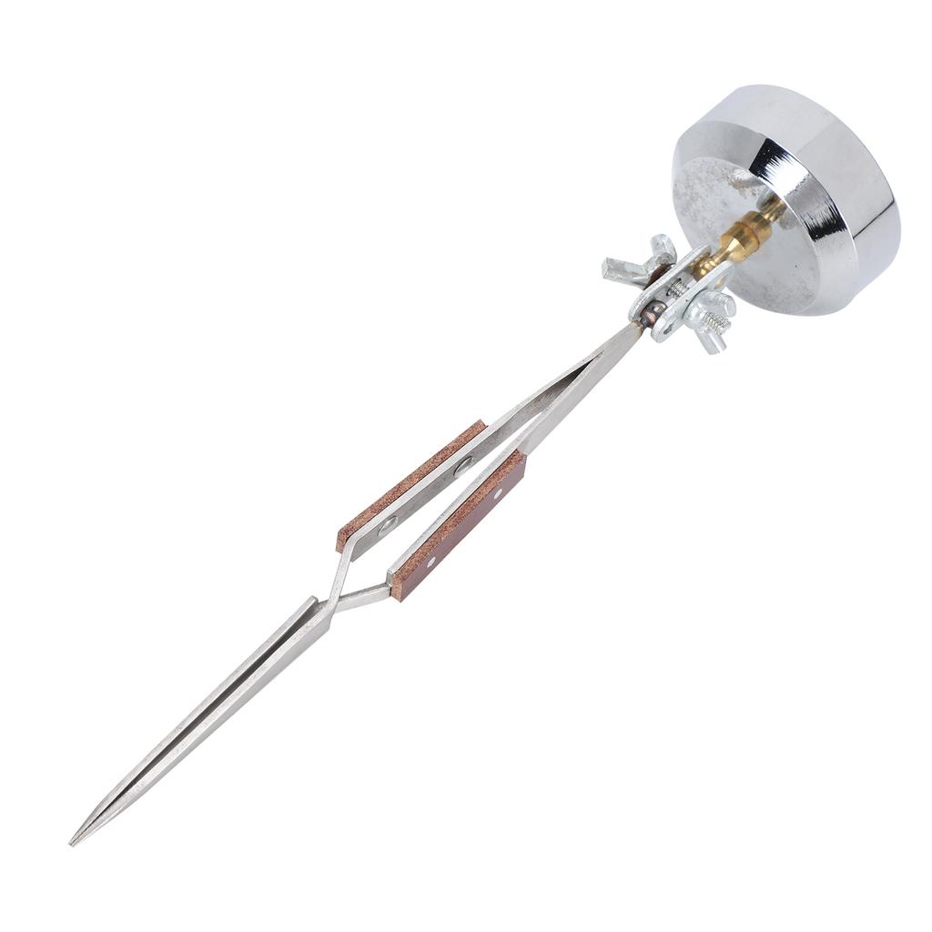 Third Hand Stand with Tweezer Jewelry Welding Straight Curved Tip Craft SuppliesStraight