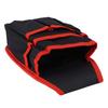 Tool Waist Bag Heavy Duty Oxford Cloth Waist Tool Pouch for Electrician Technician Electrical Maintenance WorkRed
