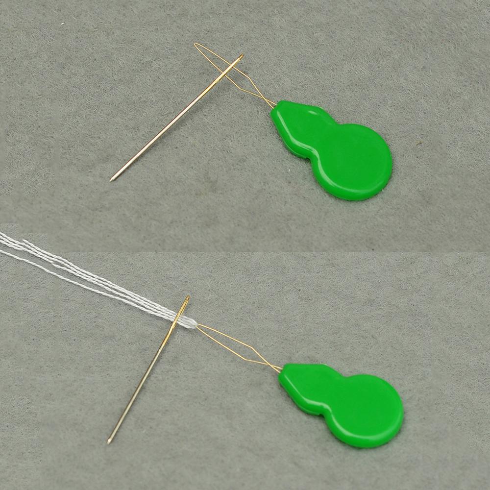 10/50/100 шт. Инструменты для вставки, самодельный нитевдеватель, швейный инструмент, ручная машина для вставки стежков