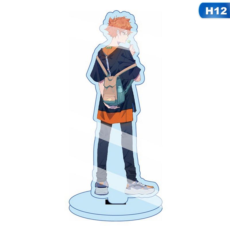Аниме Хайкю!! Мультяшный персонаж, прозрачная акриловая подставка, кукла, модель игрушки, украшение для рабочего стола, подарок