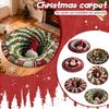 3D Christmas Rug Christmas Optical Rug, Circular Vortex Rug, Decorative Deep-pile Rug, Fun Non Mat. Suitable For Living Rooms, Bedroom