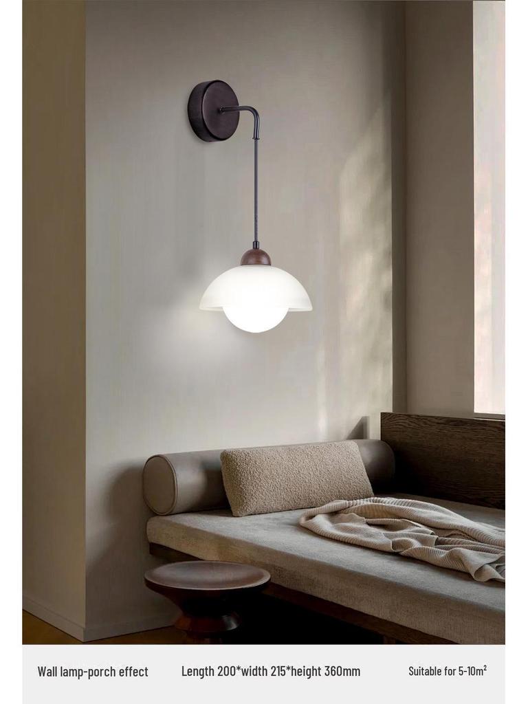 Simple Modern High-End North American Black Walnut Dining Chandelier for Living Room and Bar