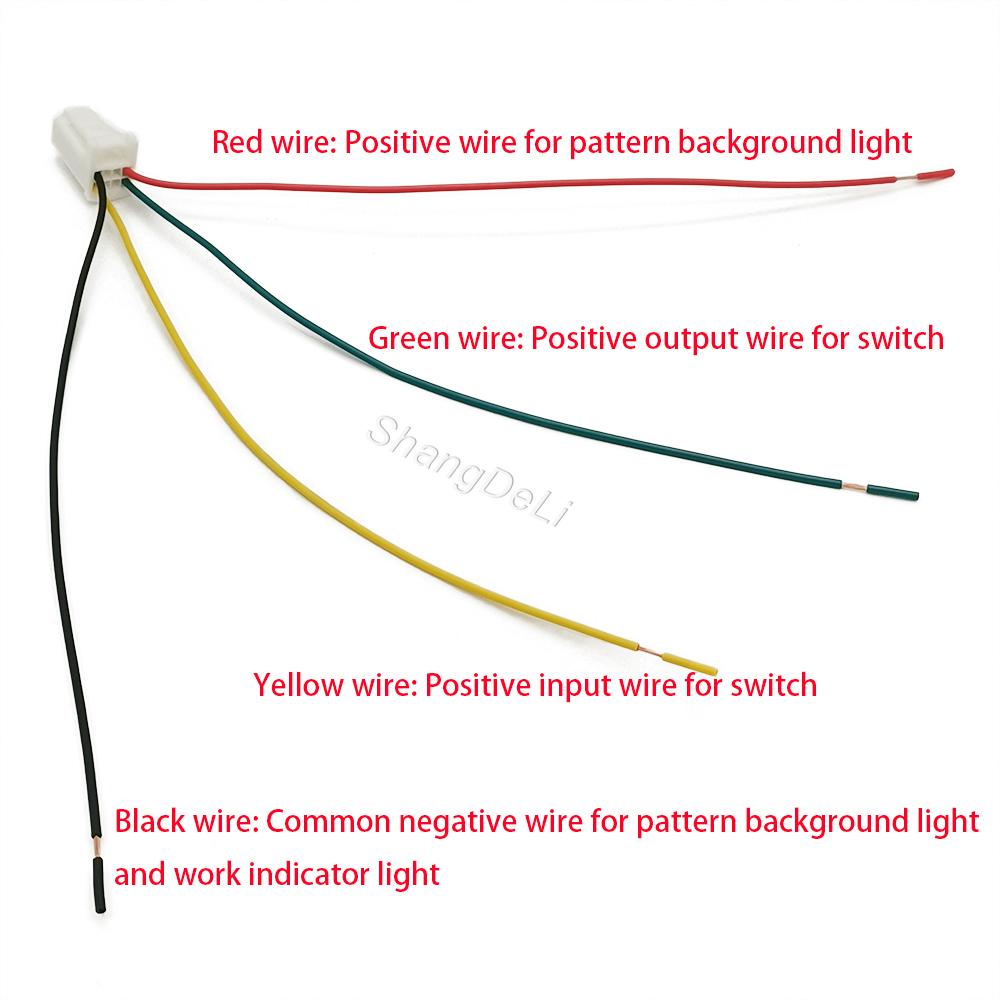 DC12V Car LED Front Fog Light Power Button Switch with Wire For Nissan KICKS SYLPHY 2019-2021 For Mitsubishi Outlander 2023