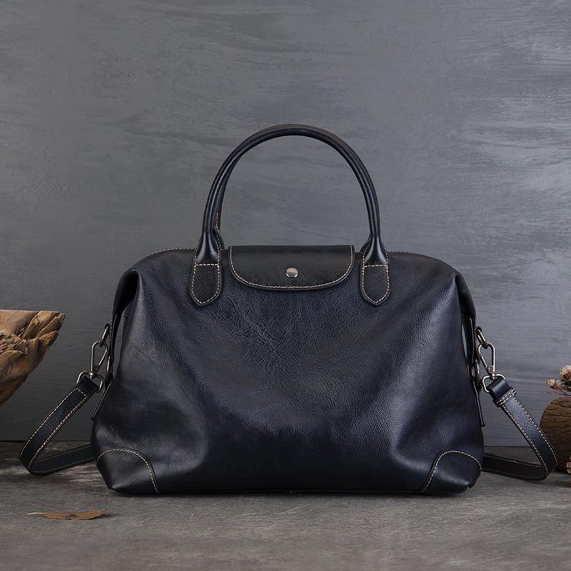 Винтажная женская сумка, большая вместительная сумка-тоут, простая сумка через плечо для поездок на работу