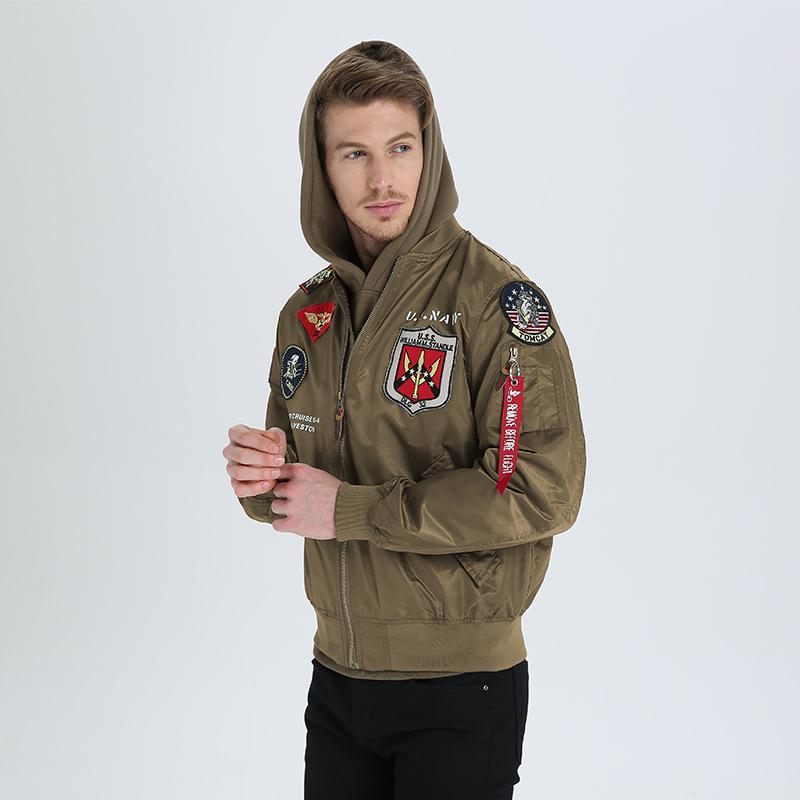 Top Gun MA-1 Flying Tigers Eagle Pilot Jacket for Men - Spring/Autumn